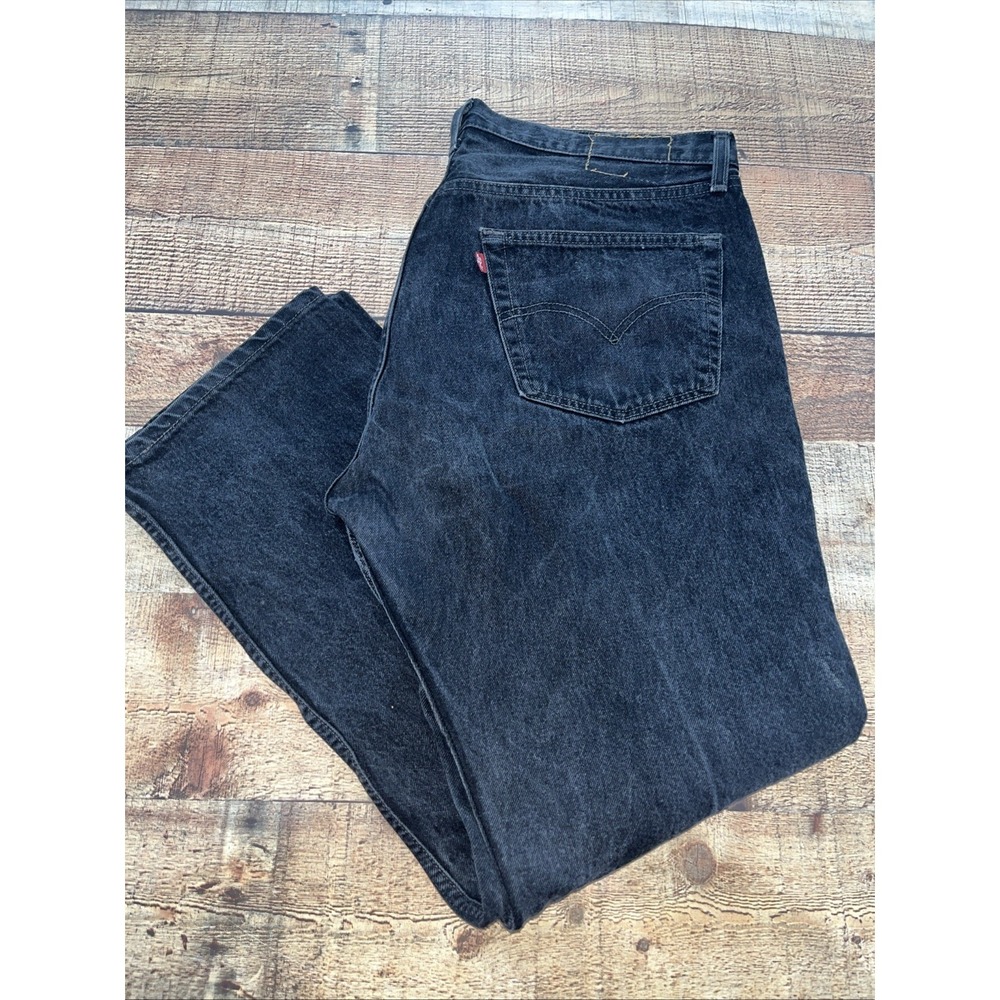 Vintage Levis Jean Men's Size 38‎ Black 501 90s Made In USA (2690)